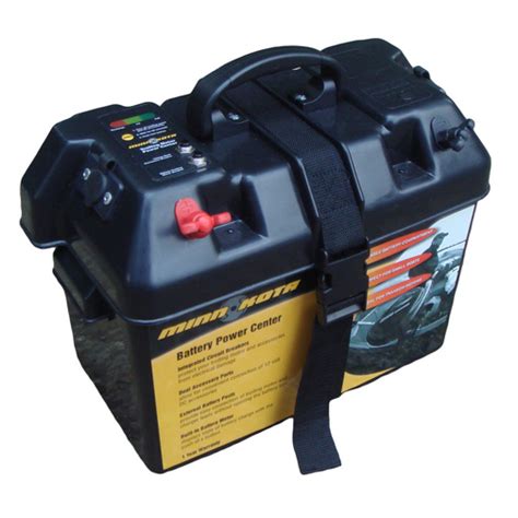 electric outboard motor battery box|Minn Kota Battery Center Boat Battery Box .